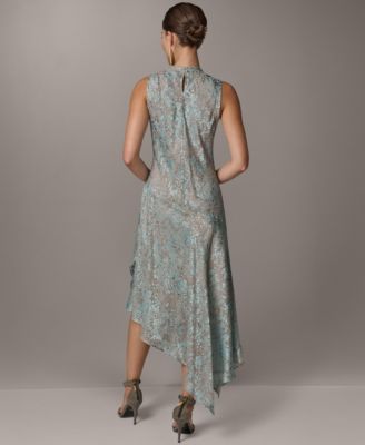 Women's Sleeveless Crew Neck Midi Dress