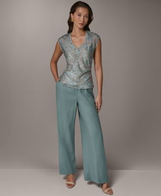 Women's V-Neck Printed Top