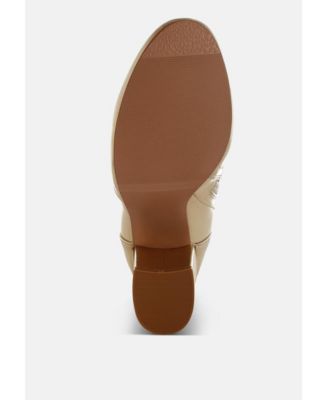 Womens Tirana Metallic Pleather Sock Boots