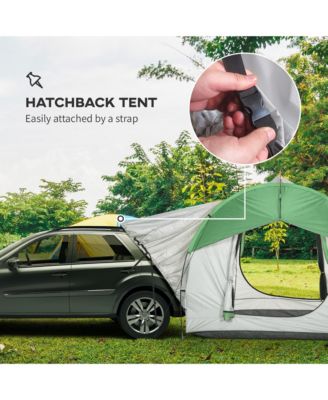 Car Camping Tent with 3 Doors, 2000mm Waterproof, and
