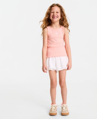 Girls' 5-20 Eyelet Butterfly Shorts