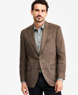 Men's Classic-Fit Faux Suede Sport Coat