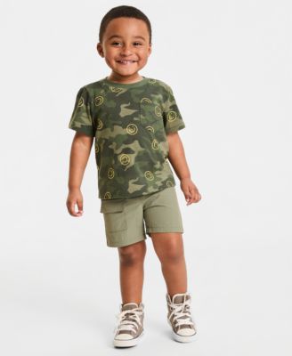 Toddler Boys' 12M-5T T-Shirt & Cargo Shorts