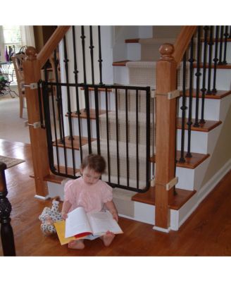 Stairway Special Child & Pet Safety Gate - Black