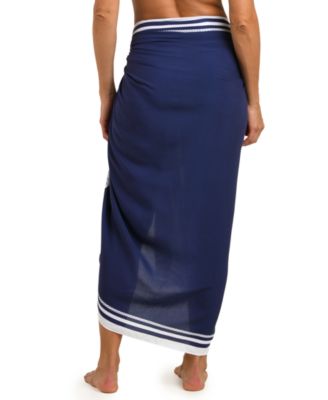 Women's Mariner Blooms Printed Cover-Up Pareo