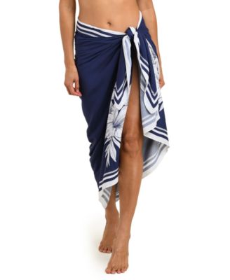 Women's Mariner Blooms Printed Cover-Up Pareo