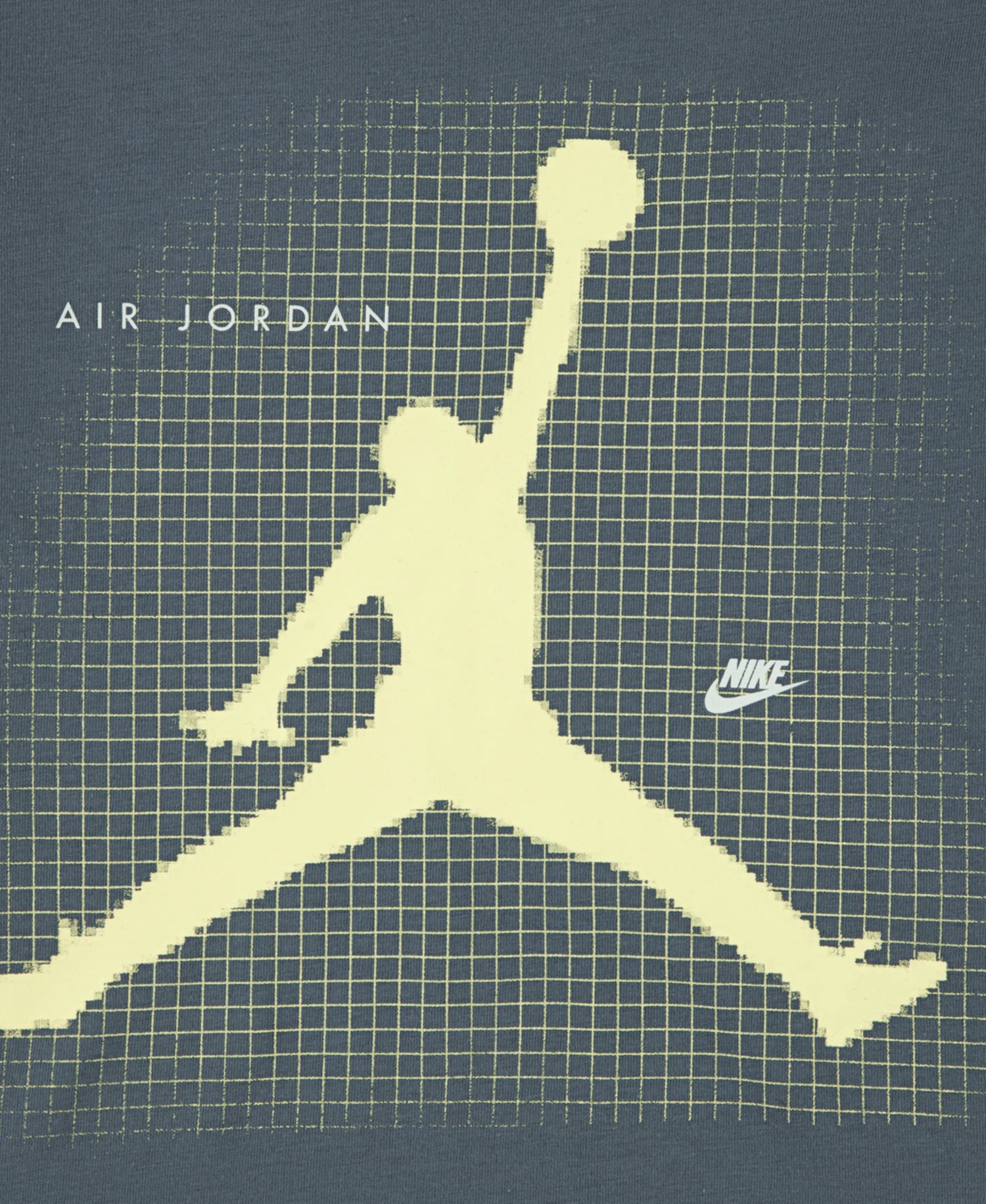Boys' 2T-7 Jumpman Grid Blur Crewneck T-Shirt