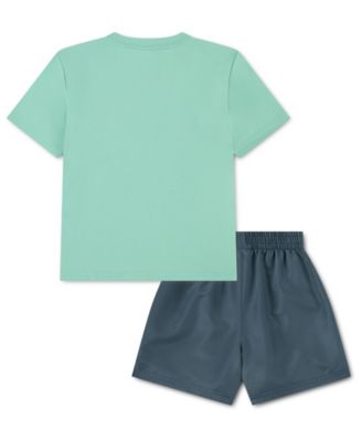 Boys' 4-7 Dri-FIT Jumpman Woven Play Jersey T-Shirt & Mesh Shorts, 2-Piece Set