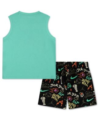 Boys' 4-7 Crewneck Tank Top and Shorts, 2-Piece Set