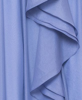 Women's Scarf Detail Strapless Gown
