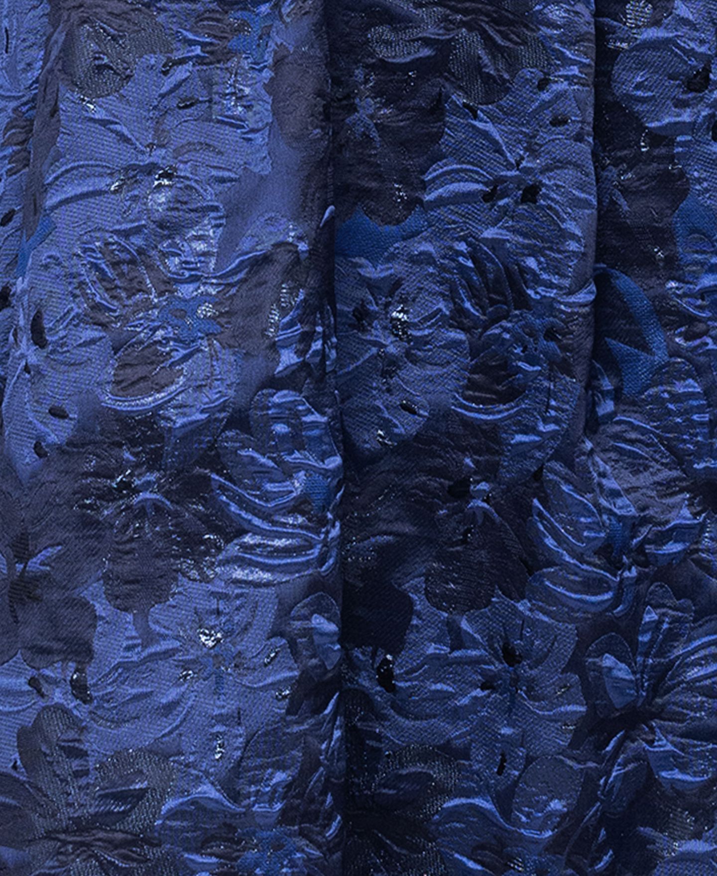 Женские платья XSCAPE Brocade Off-The-Shoulder Ball Gown, цвет: Тёмно-синий разноцветный — фото 5