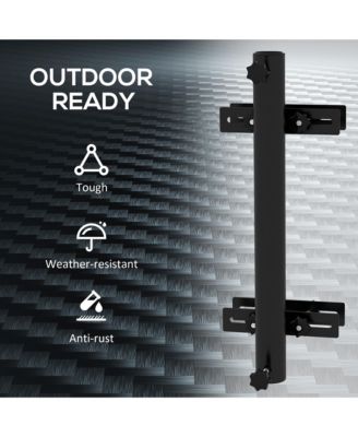 Patio Umbrella Holder, Adjustable Deck Mount Bracket for Railing