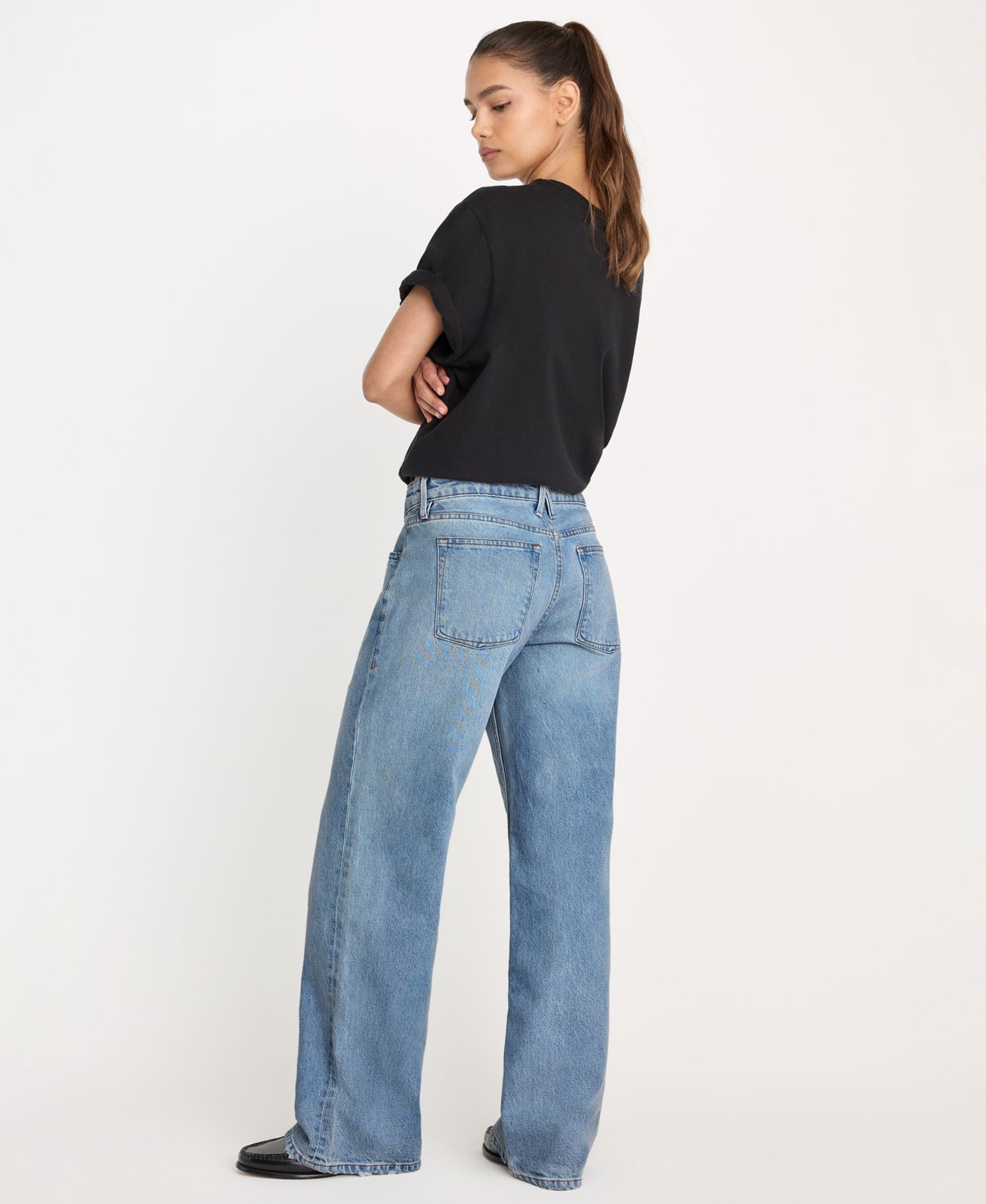 Women's Vintage Low Loose Jeans