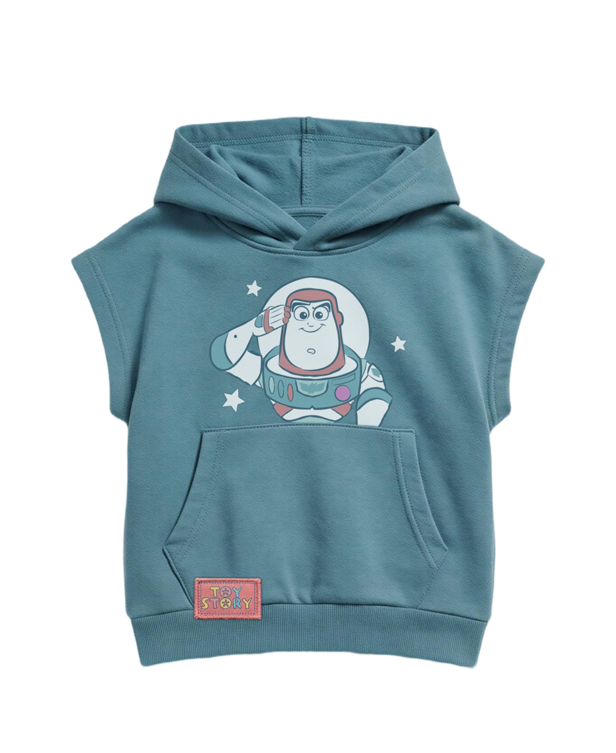 Toy Story Boys' 2T-5T Short-Sleeve Hoodie and Shorts, 2-Piece Set