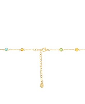 Multi-Gemstone (7-5/8 ct. t.w.) Necklace in 14k Yellow Gold