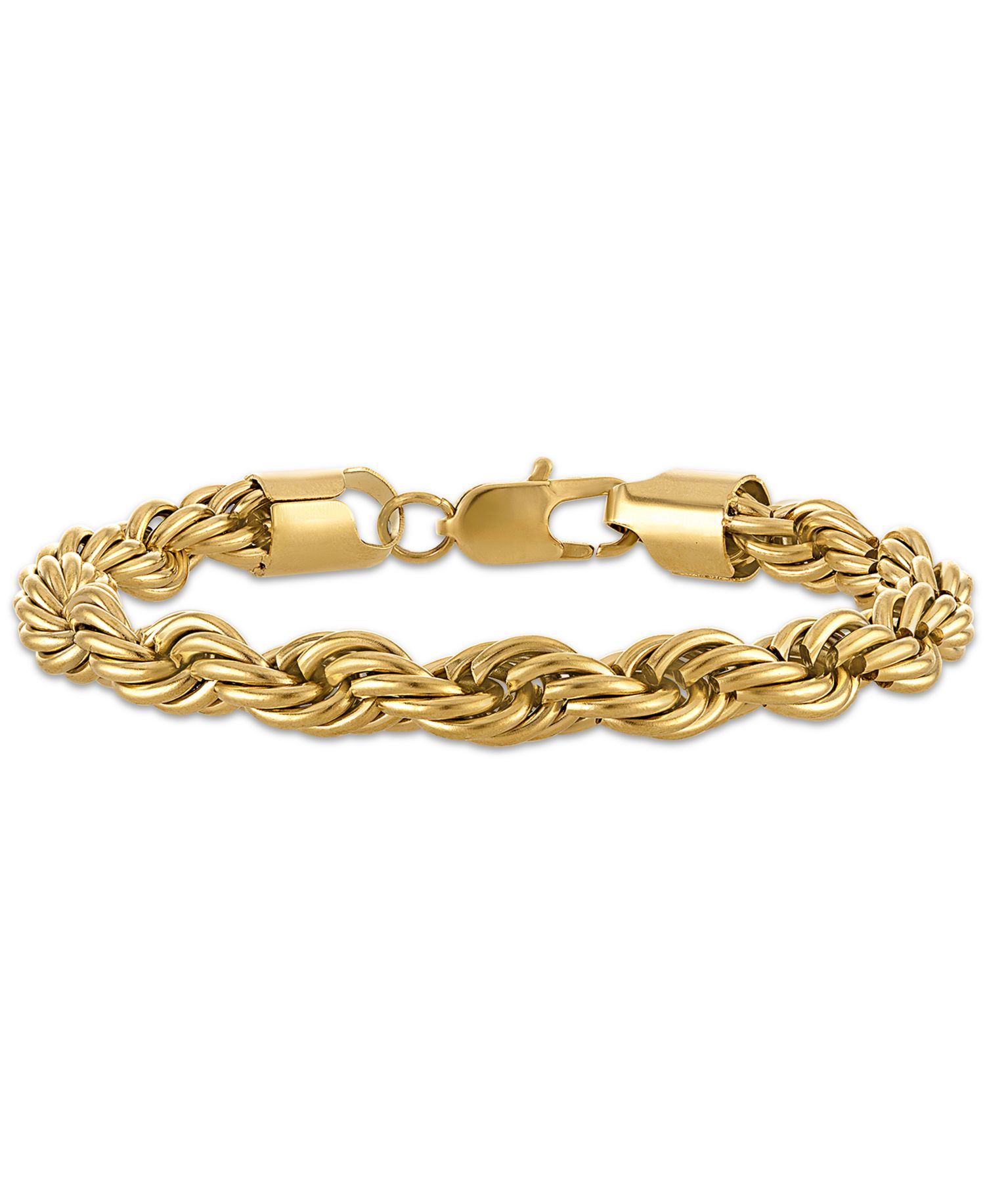 Rope Chain Bracelet in Stainless Steel