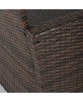 6 pc Patio Dining Set, All Weather Rat with 3 Seater,