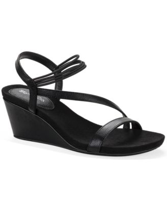 Women's Madysonn Elastic Strappy Wedge Sandals