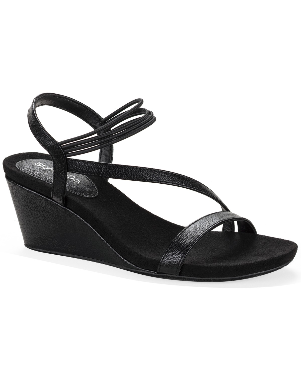Женские сандалии Style & Co Women's Madysonn Elastic Strappy Wedge Sandals — фото 1