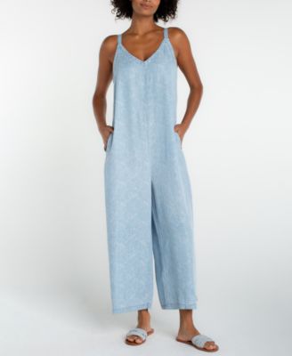 Women's Wide-Leg Cropped Jumpsuit