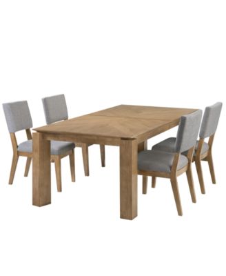 Selby 5-Pc. Dining Set (1 Dining Table + 4 Chairs)
