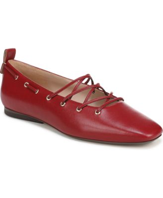 Naturalizer Women's Carla-Ghillie Square Toe Ballerina Flats