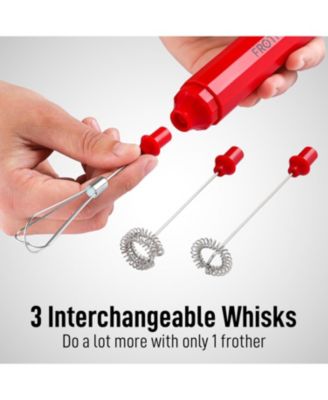 Froth N Go Rechargeable Milk Frother with Case for Lattes