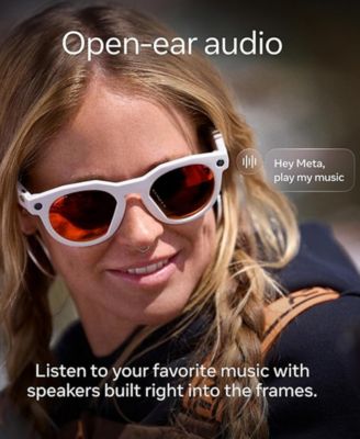 Unisex Meta HSTN Polarized AI Sunglasses, OW8002