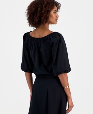 Women's Floral Lace Off-The-Shoulder Blouse