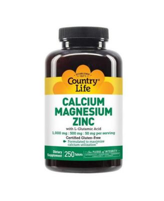 Country Life Cal-Mag-Zinc ,250 Tabs