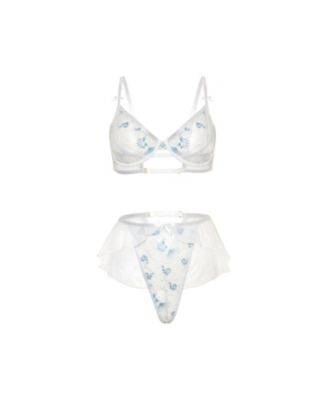 Women's Elena Embroidered Bra Set