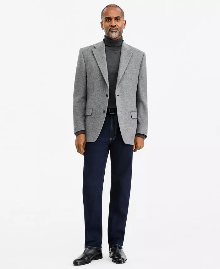 Men's Wool Cashmere Blend Luxury Classic-Fit Sport Coat - thumbnail 2