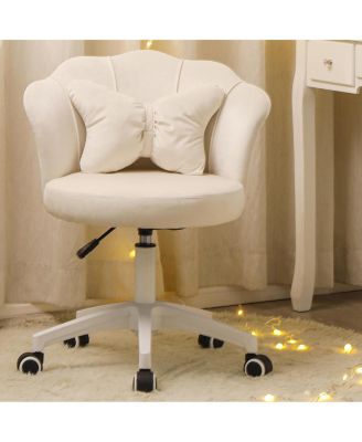 Velvet Office Chair, 360 Swivel Adjustable Height Task Chair