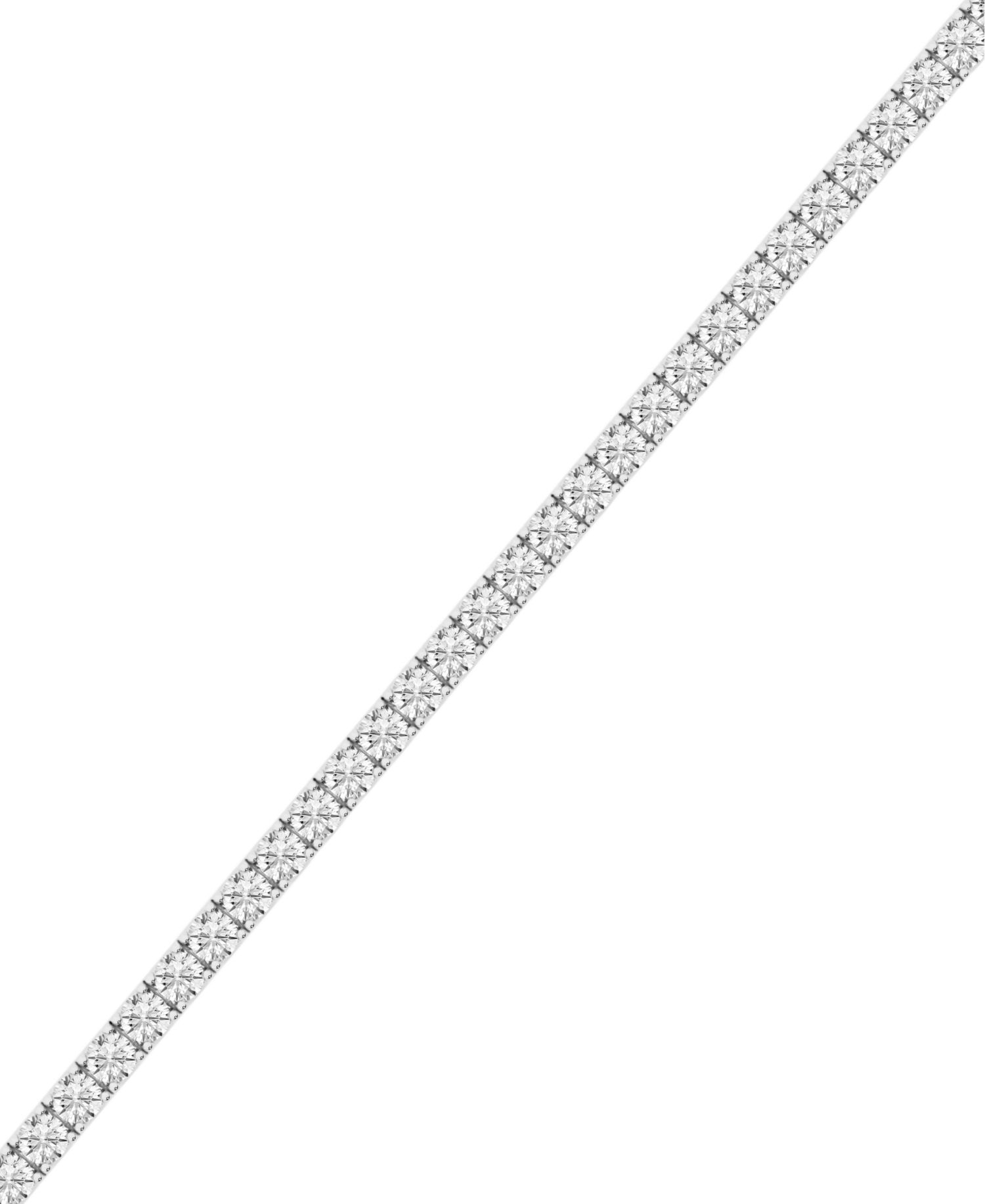 Men's Lab Grown Diamond (12 ct. t.w.) Bracelet in Sterling Silver