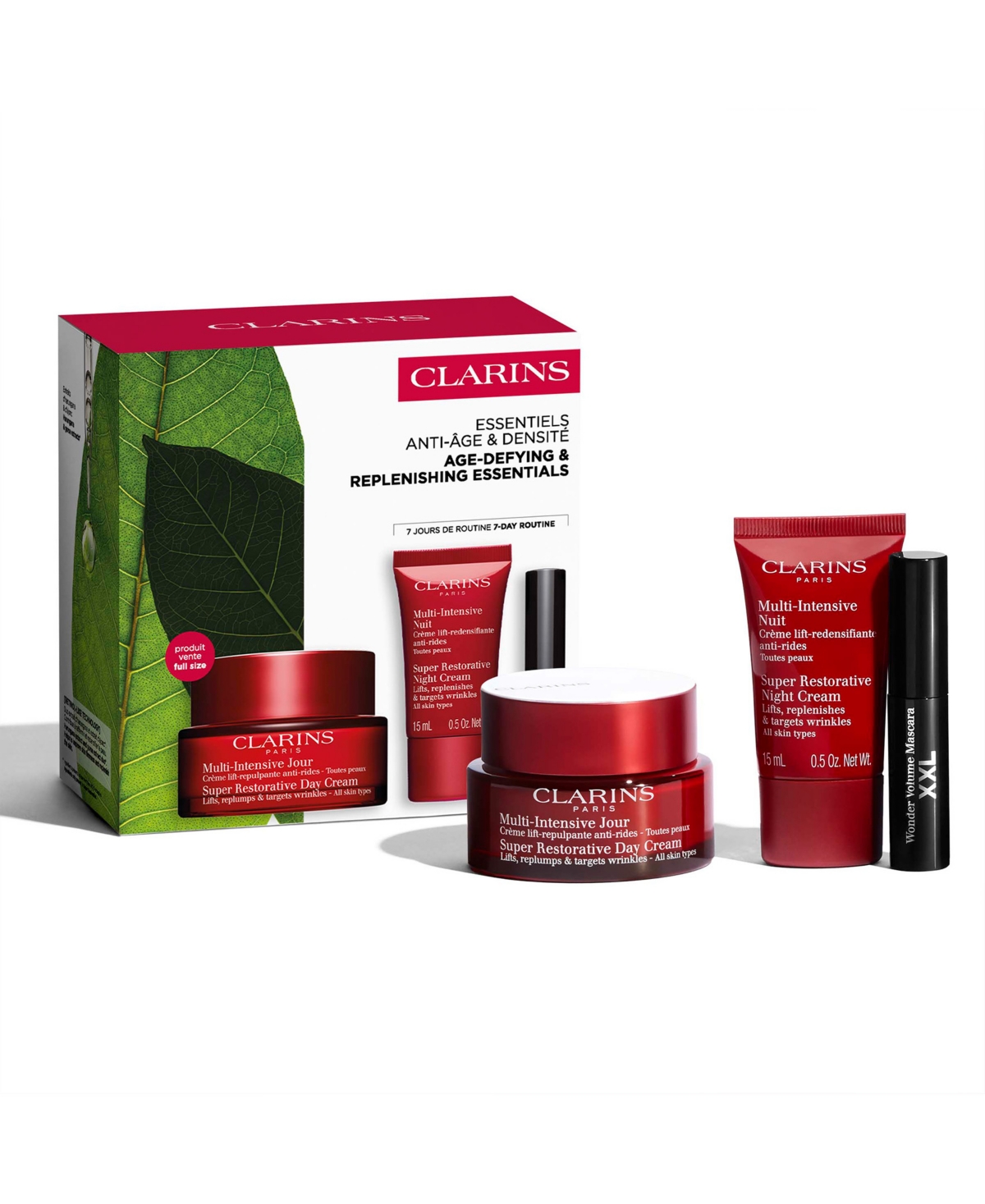 Clarins 3-Pc. Super Restorative Anti-Aging Skincare Starter Kit Set-image
