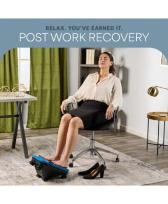 VibraFlow Electric Foot Massager for Neuropathy – Vibrating Foot & Calf Therapy with Heat Option for Circulation & Pain Relief