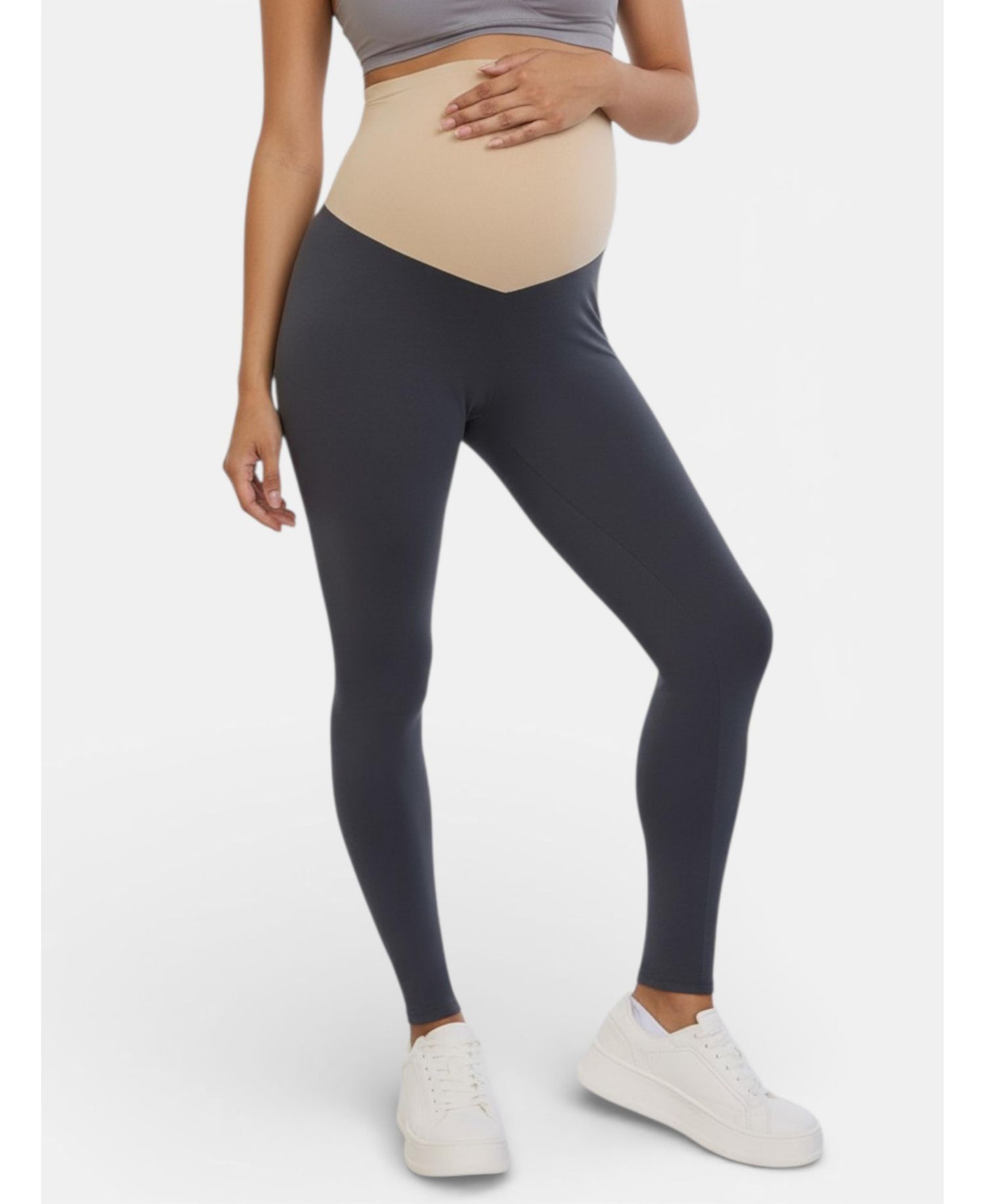 Women's Motherhood Essential Stretch Secret Fit Over the Belly Leggings