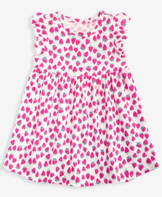Toddler Girls' 2T-4T Strawberry-Print Dress