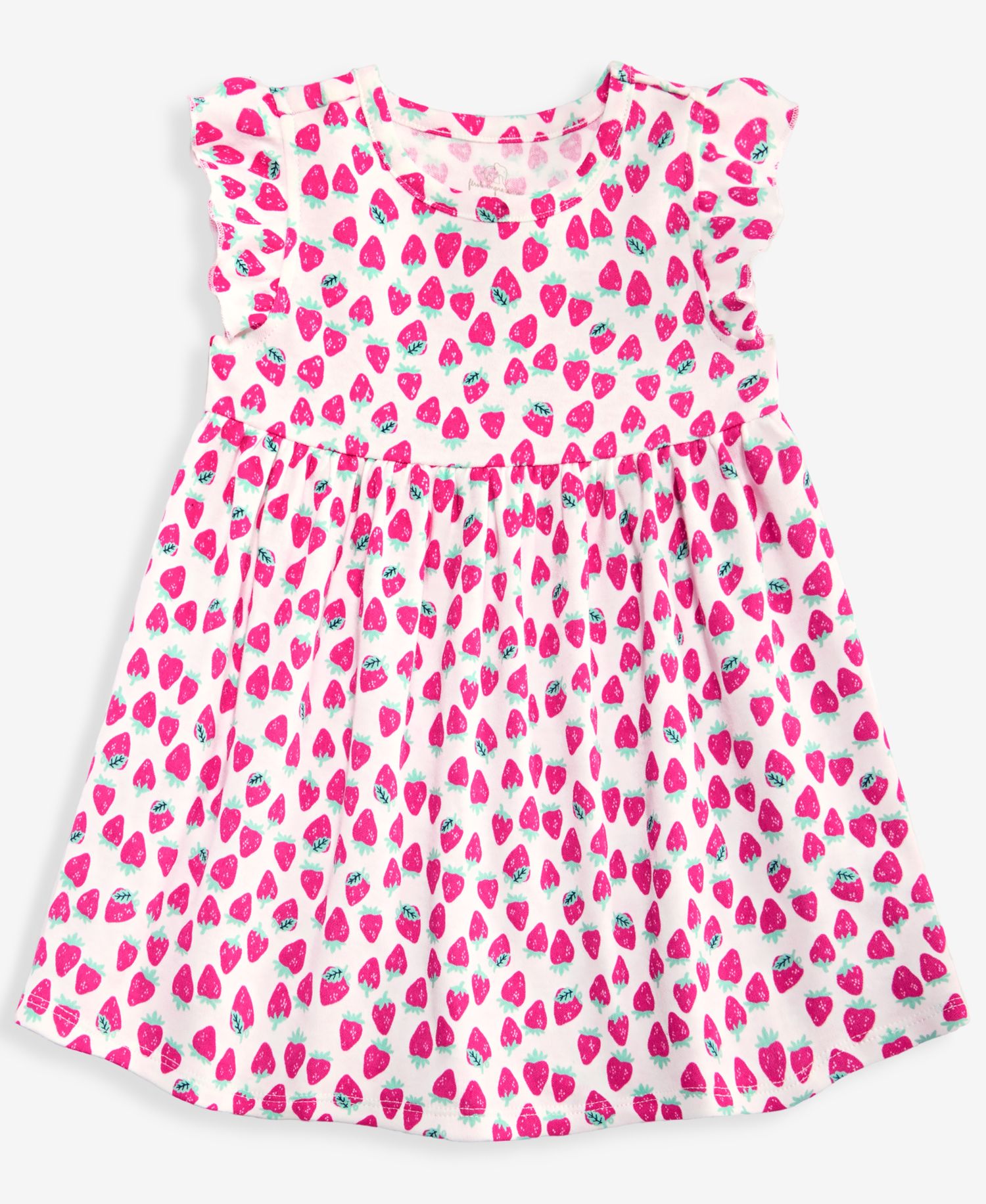 Baby Girls' 0M-24M Strawberry-Print Dress