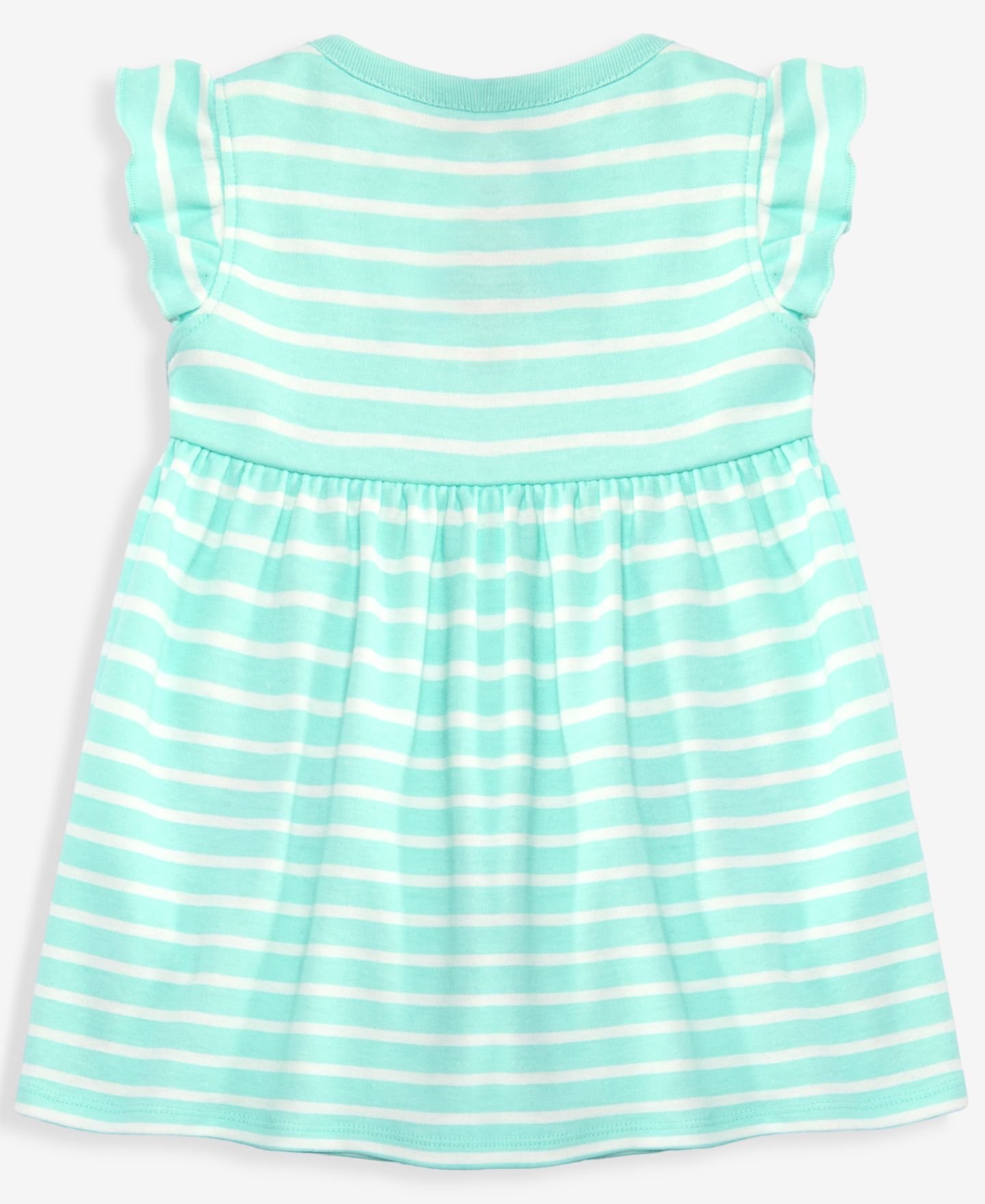 Платье First Impressions Striped Watermelon-Pocket Dress для девочек-малышей, цвет: Gentle Lagoon — фото 3