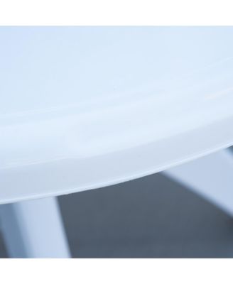 Patio Bistro Dining Table with Umbrella Hole