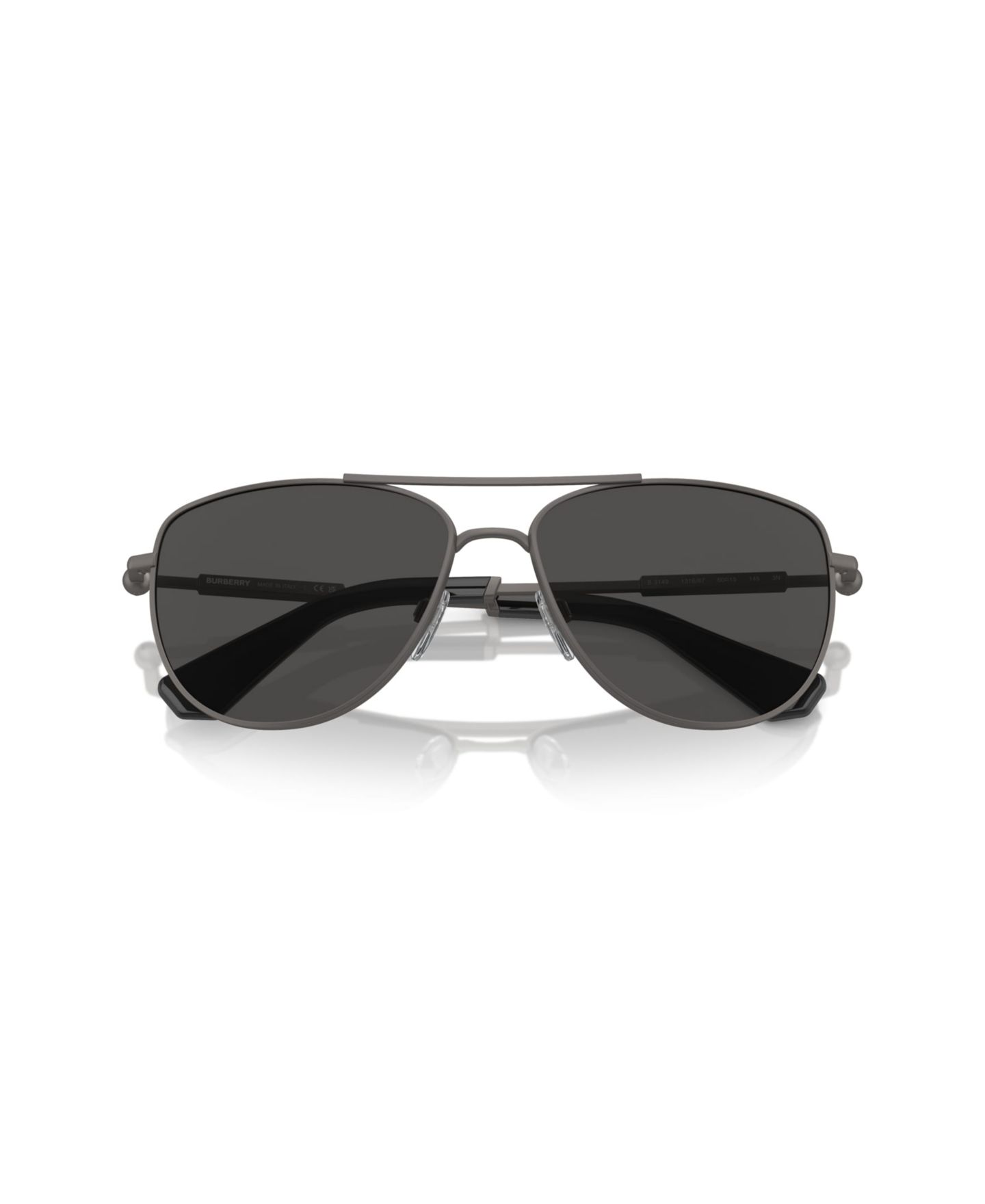 Женские солнцезащитные очки Burberry Pilot Sunglasses, BE3149, цвет: Тёмный серый — фото 5