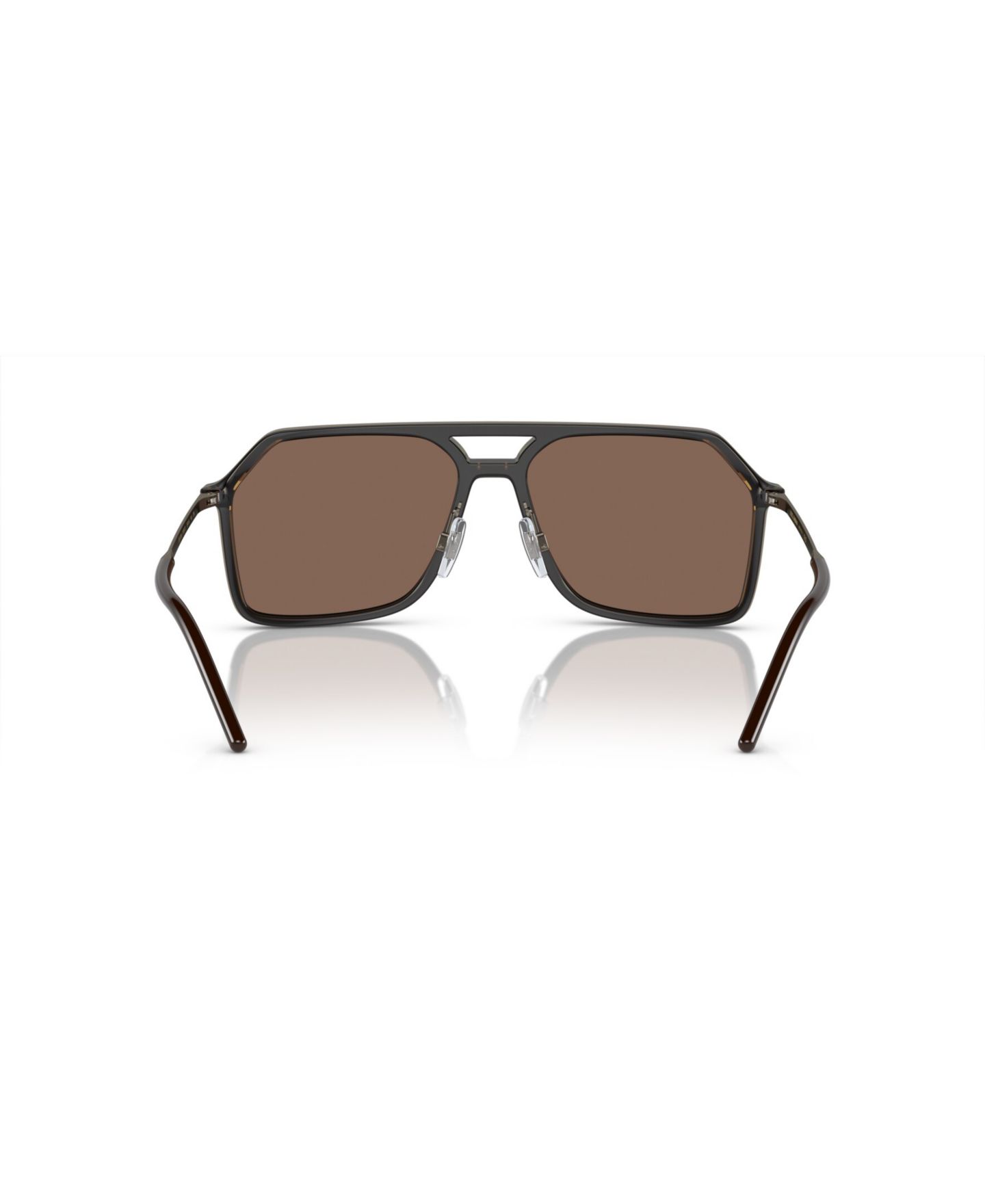 Мужские солнцезащитные очки Dolce&Gabbana Pilot Sunglasses, DG6196, цвет: Коричневый — фото 4