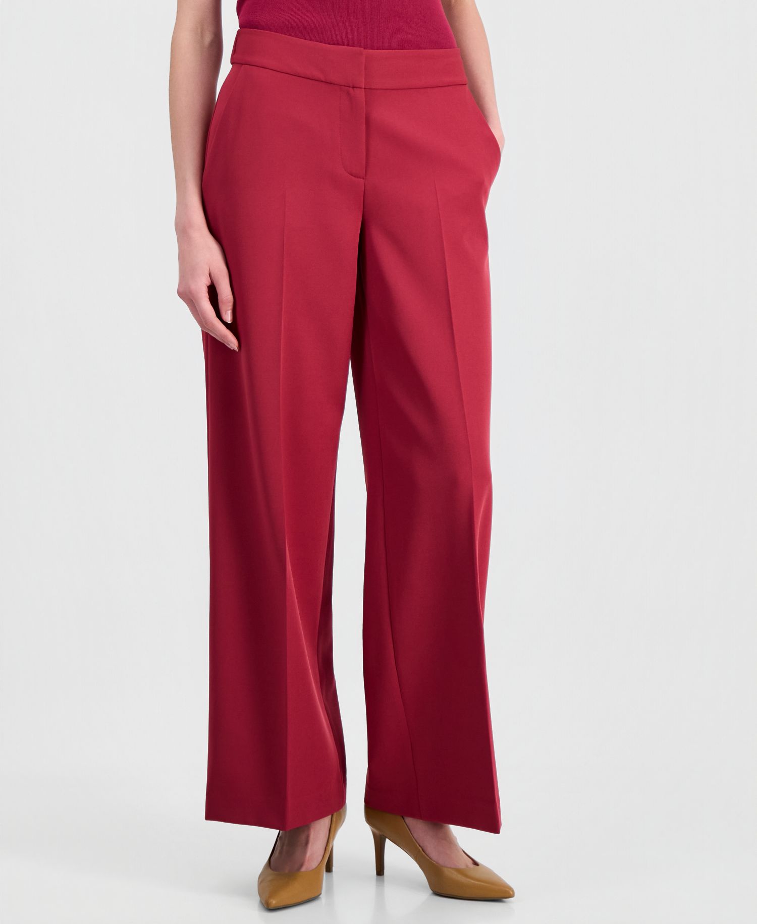 Women's Clean-Waist Wide-Leg Pants