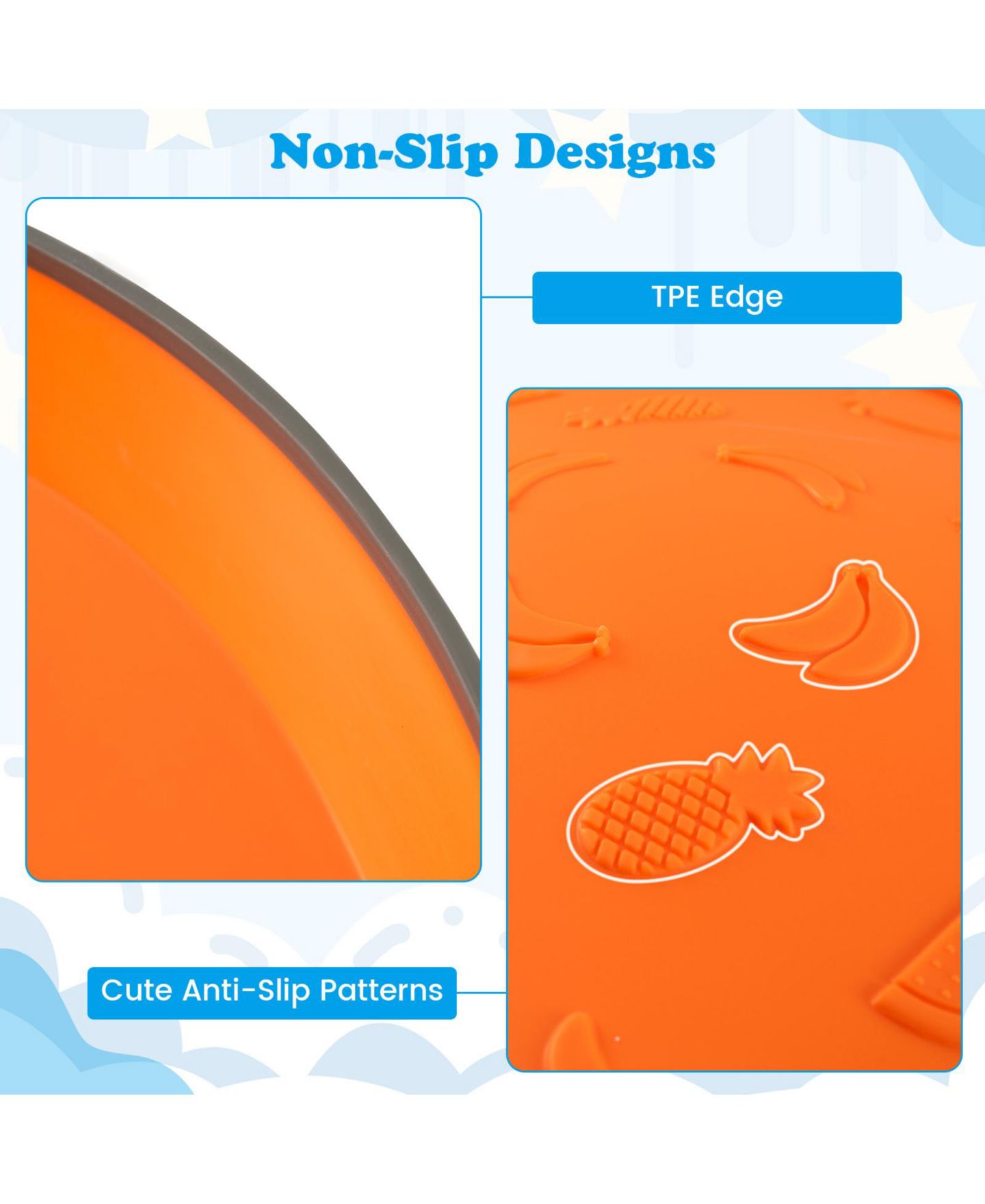 Детские игрушки Mecale 5-Piece Stackable Round Stepping Stone Set, 177 lb. Capacity, Ages 3+, цвет: Жёлтый — фото 4