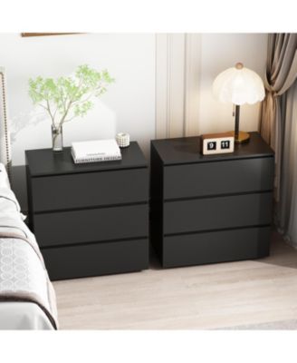 Nightstand with 3 Drawers,Bedside table,Chest Nightstands