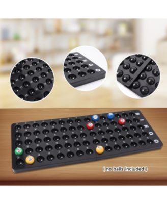 Bingo Master Board for 7/8" Bingo Balls, Plastic Bingo Calling Board for Bingo Game