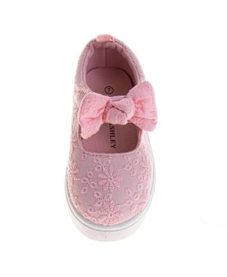 Little Girls MJ Style Sneakers Classic, Comfortable, and Easy Slip On Shoes (Toddler 5-10)
