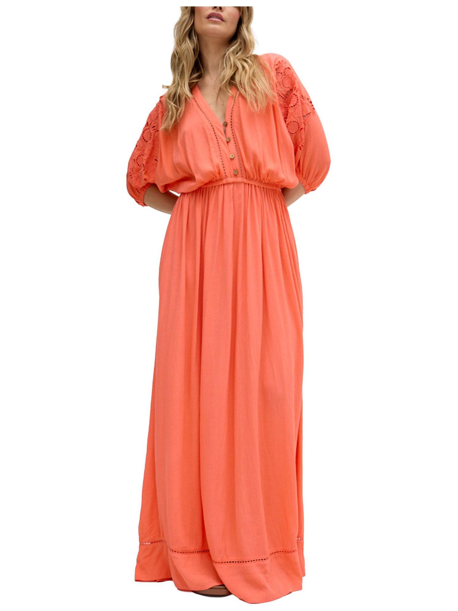 Women's Somerton Kaftan Style Embroidered Maxi Dress