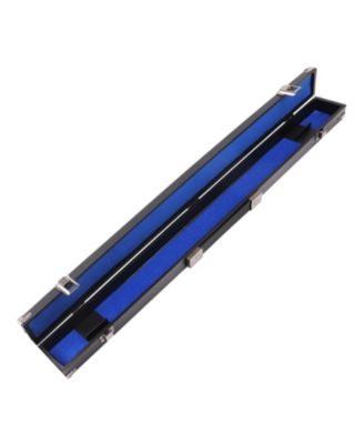 Billiard Pool Cue Stick Hard Box for 2-Piece Pool Cue Stick - Holds 1 Cue Butt and 1 Cue Shaft
